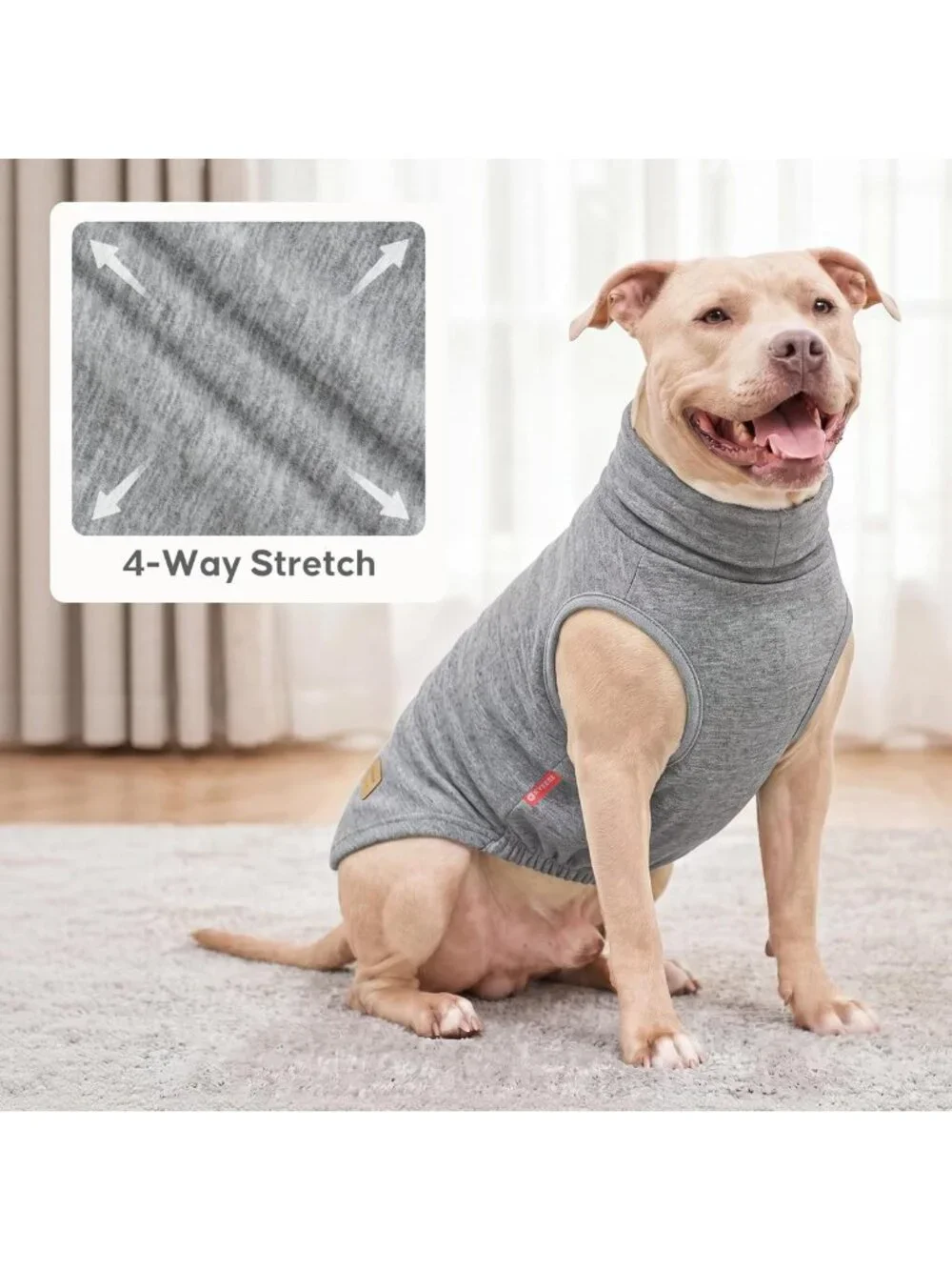 Cozy 2-Pack Dog Sweaters | Warm Turtleneck Pullovers for Medium & Large Dogs